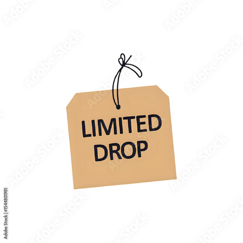 Exclusive Product Launch: Limited Drop Tag -  Marketing Asset