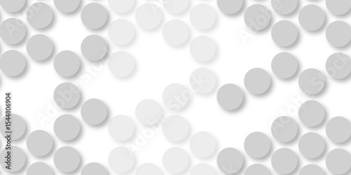 Grey tiles wall. round marble textures, ball tiles. Top view pavement circle block gray texture with seamless patterns floor background. Air Bubble wrap texture background. Textured Background.