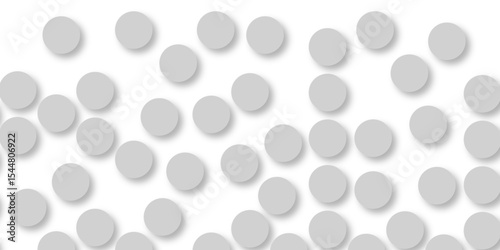 Grey tiles wall. round marble textures, ball tiles. Top view pavement circle block gray texture with seamless patterns floor background. Air Bubble wrap texture background. Textured Background.