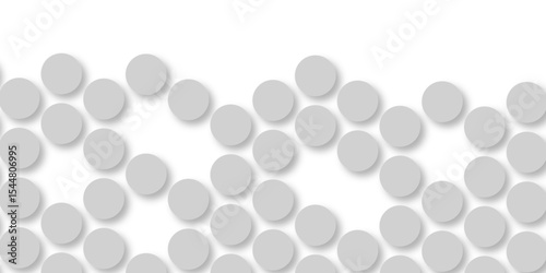 Grey tiles wall. round marble textures, ball tiles. Top view pavement circle block gray texture with seamless patterns floor background. Air Bubble wrap texture background. Textured Background.