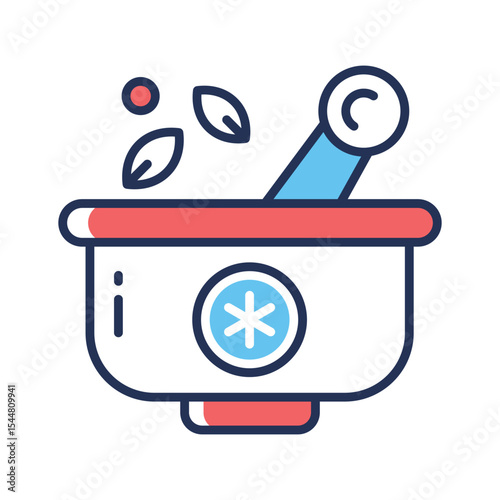 Grab this outline style icon representing homeopathy remedy