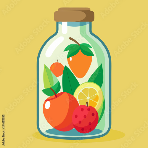 jar of apple jam