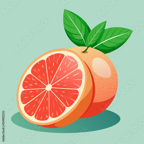 citrus fruit vector illustration