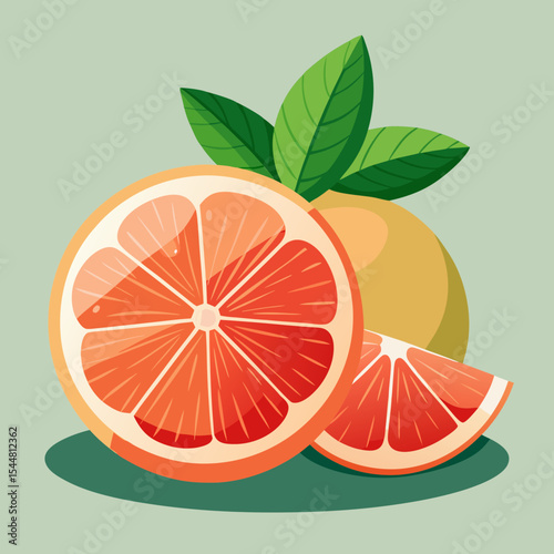 slice of grapefruit