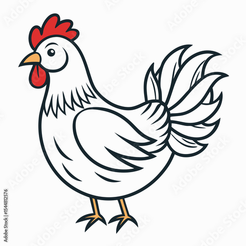 hen and rooster