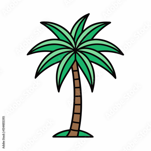 palm tree vector illustration