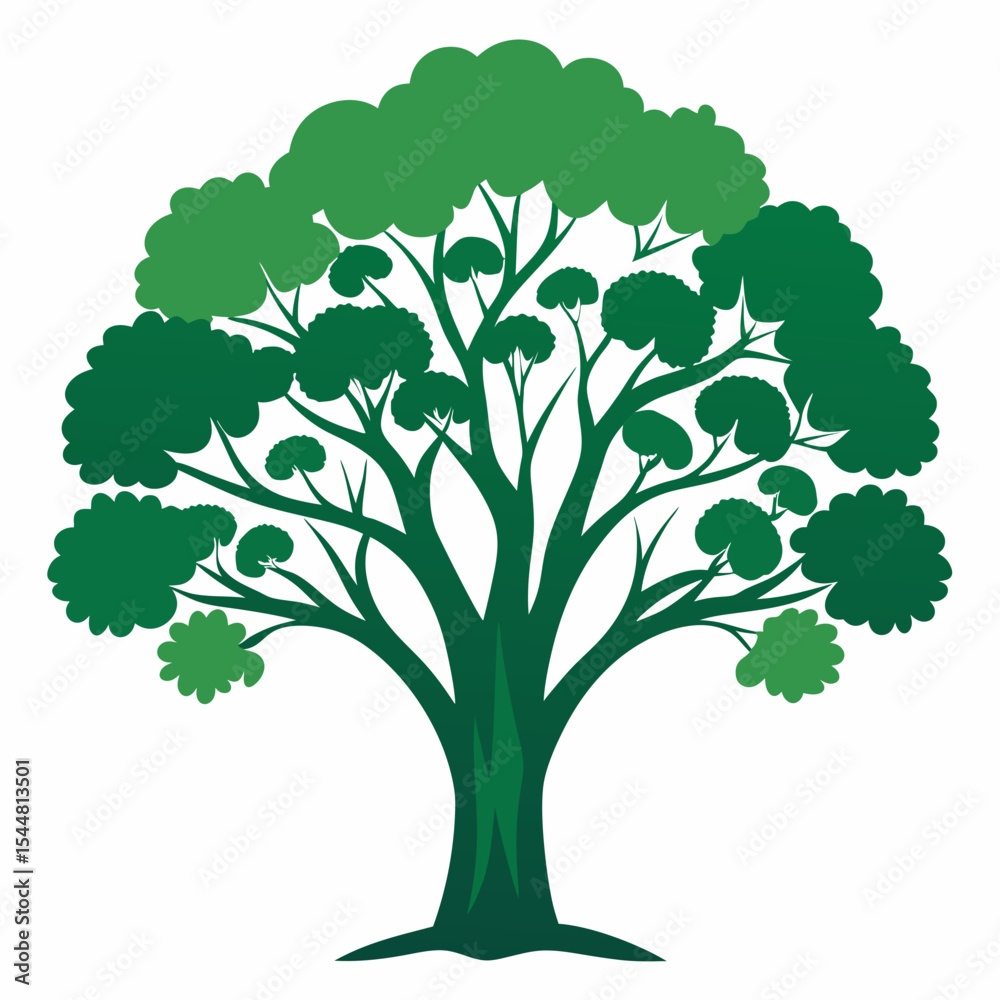 Fototapeta premium vector illustration of a tree