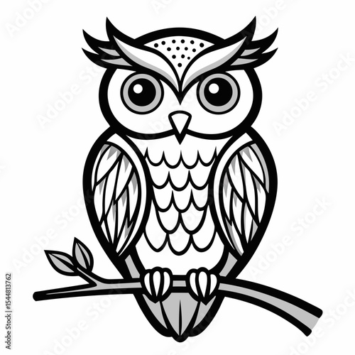 owl on branch
