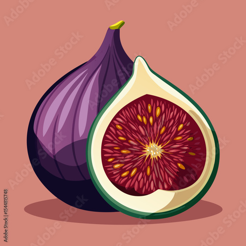 vector illustration of a lotus