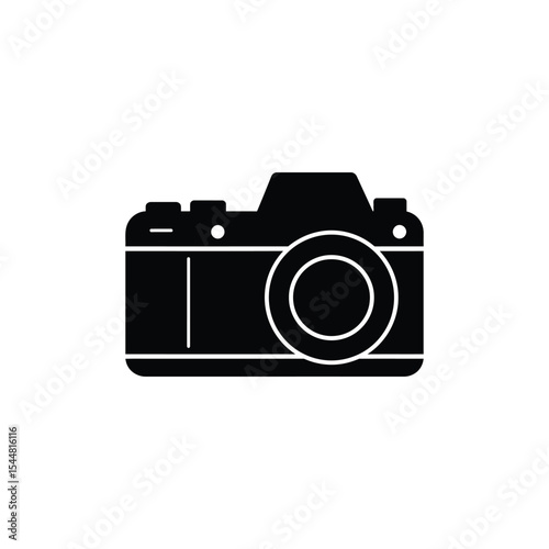High-Quality DSLR Camera Icon Sleek Design for Photography Projects