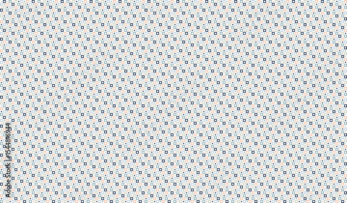 Seamless abstract geometric pattern with mini square outline n dot composition in pastel color on white background. Vector illustration, for masculine shirt lady dress cloth cover decoration all over 