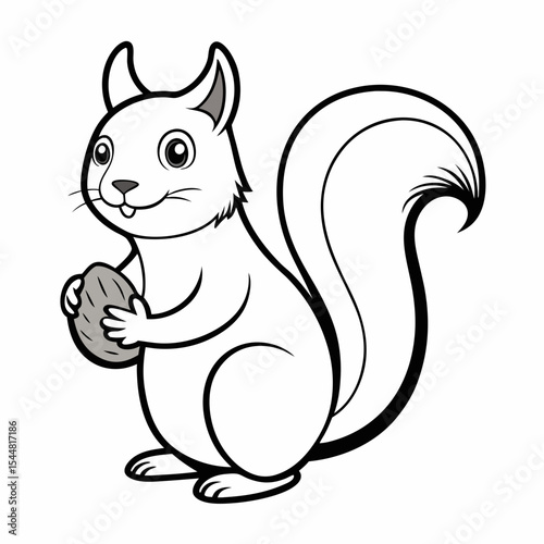squirrel with nut