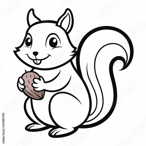 squirrel with acorn