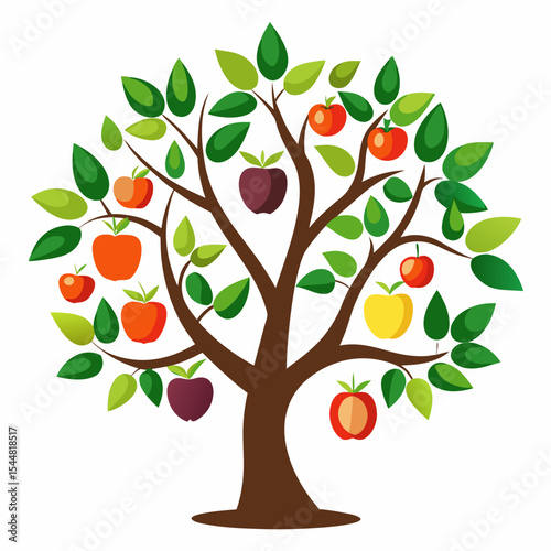 tree with apples