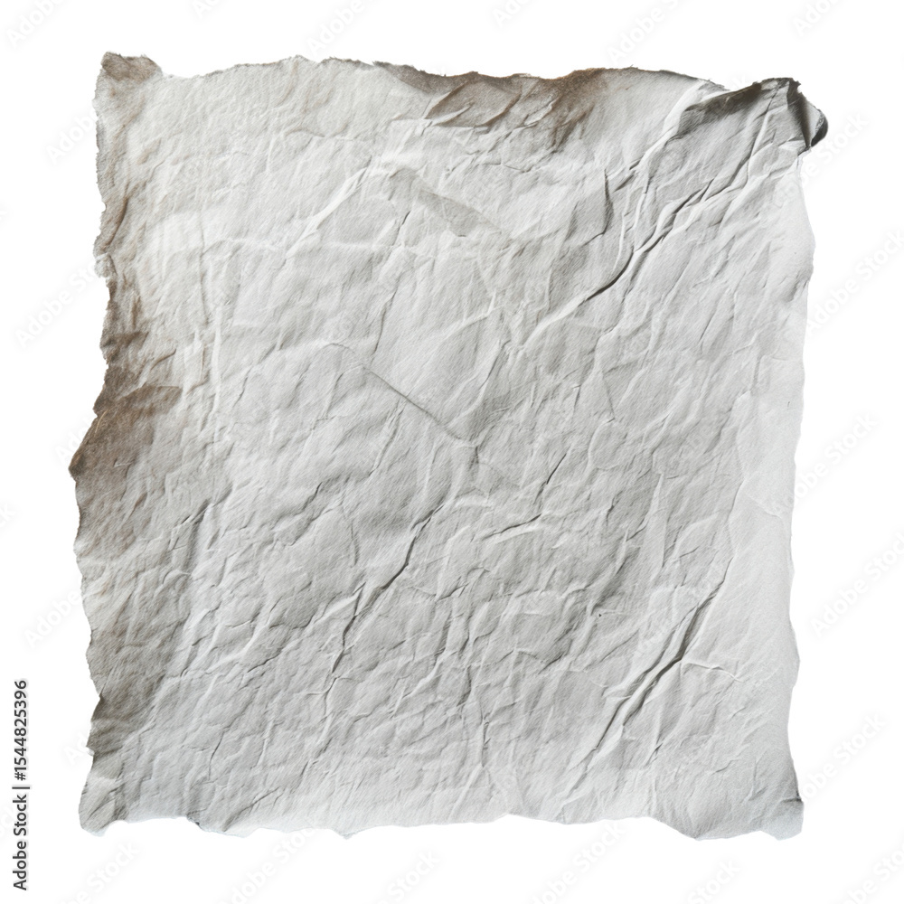 Obraz premium Crumpled paper texture with natural, organic feel, perfect for backgrounds or artistic projects