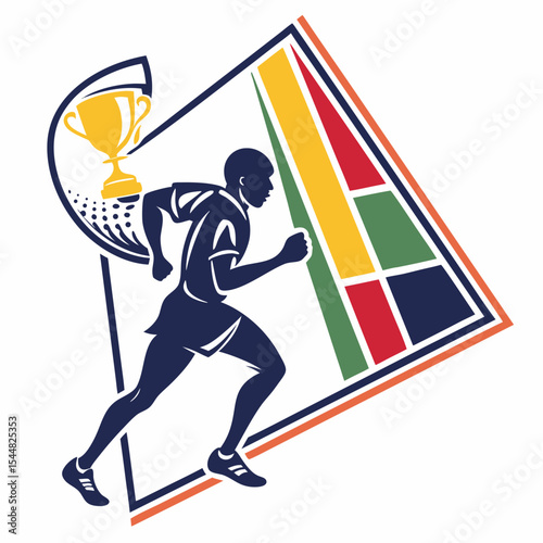 man with flag of france