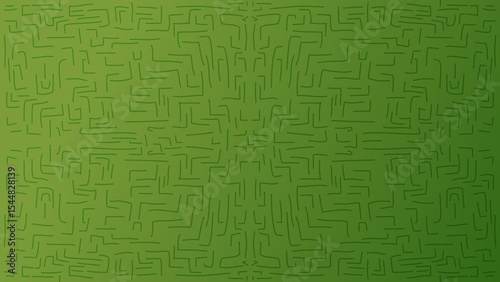 green line background
