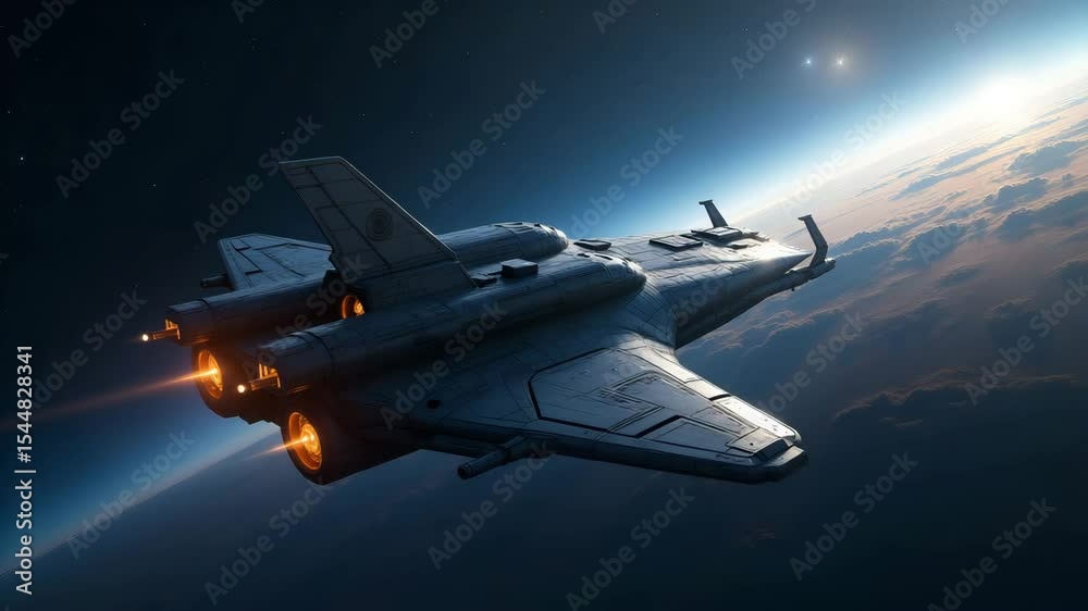 Portraying imaginative interstellar travel scenarios with cuttingedge spacecraft designs and innovative engineering to depict journeys across distant galaxies and beyond conventional space limits for 