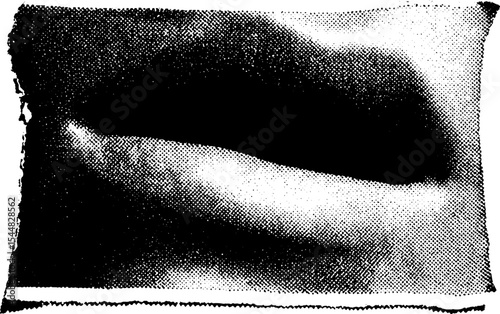 High contrast abstract pager design in black and white for modern art concepts