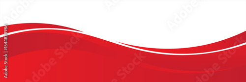 Φωτογραφία Vector red line background curve element with white space for text and message d