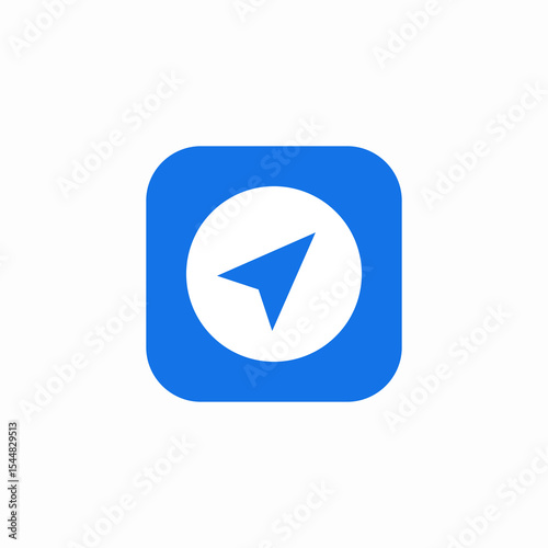 application gps icon sign vector