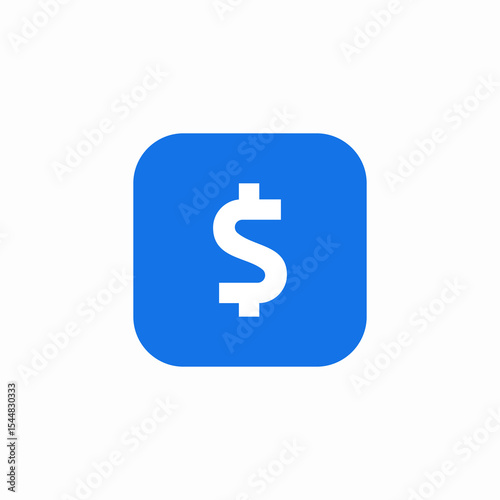 dollar accounting icon sign vector
