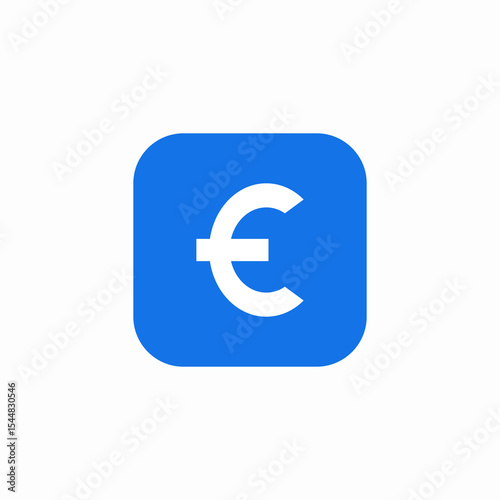 europe euro currency icon sign vector