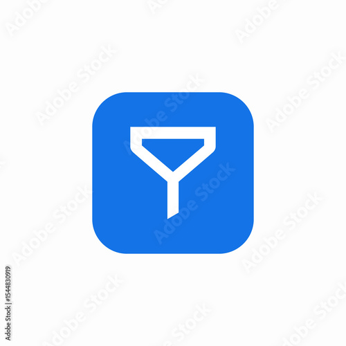 filter menu icon sign vector