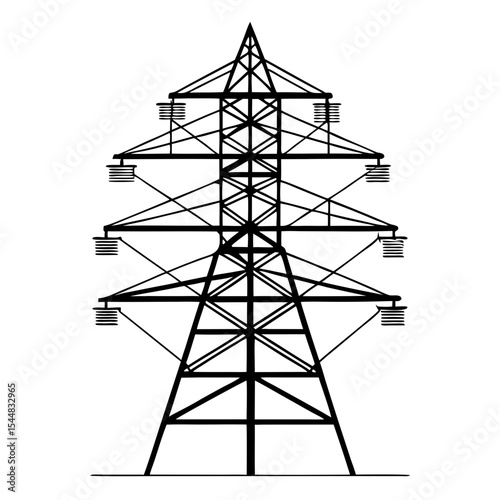 high voltage tower