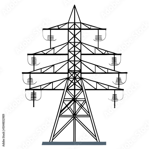 high voltage tower
