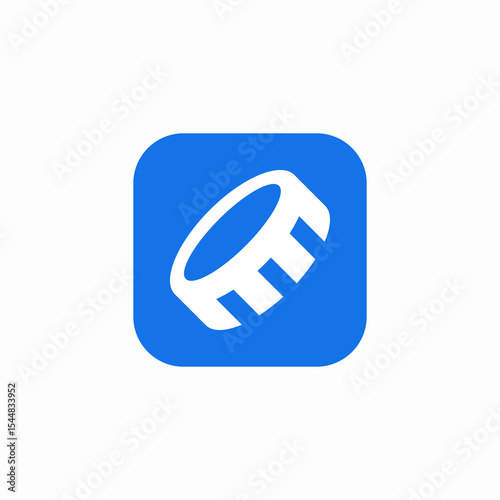 measuring tool application icon sign vector
