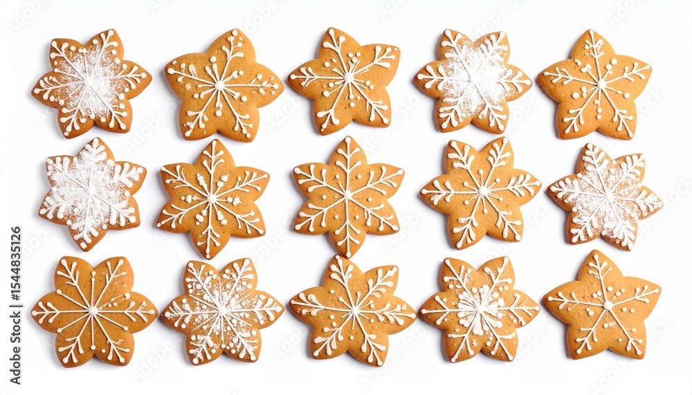 Fototapeta premium gingerbread cookies background