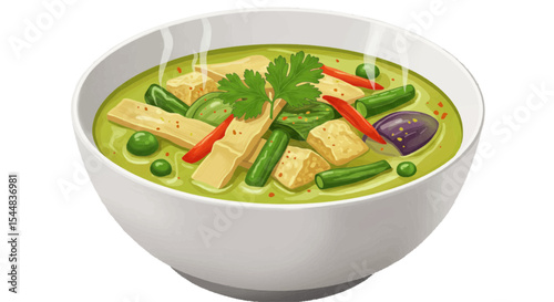 thai food chicken noodle soup