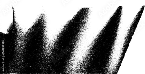 Abstract high contrast black and white doodle art for creative design