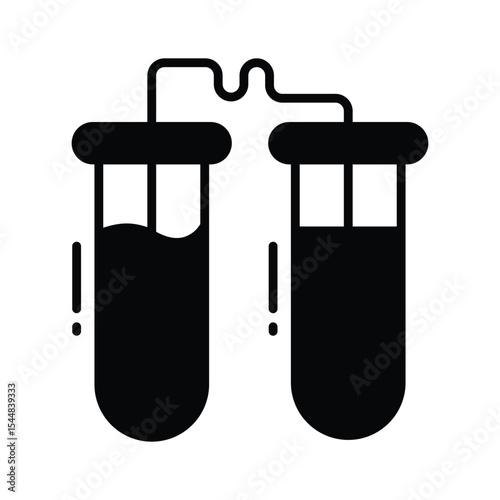 Check out this glyph style icon for lab testing process