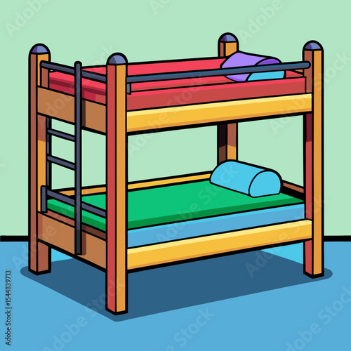 bed in a bedroom