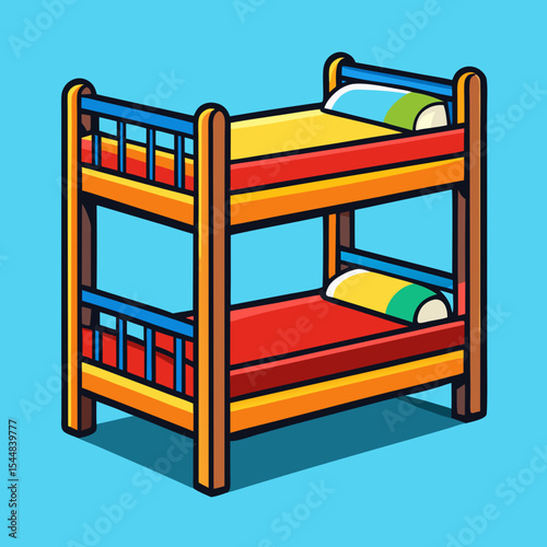 bed in a bedroom