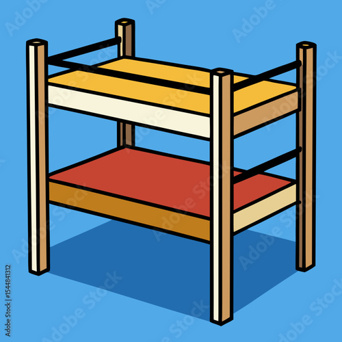 bed and furniture