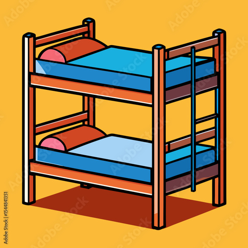 bed in a bedroom