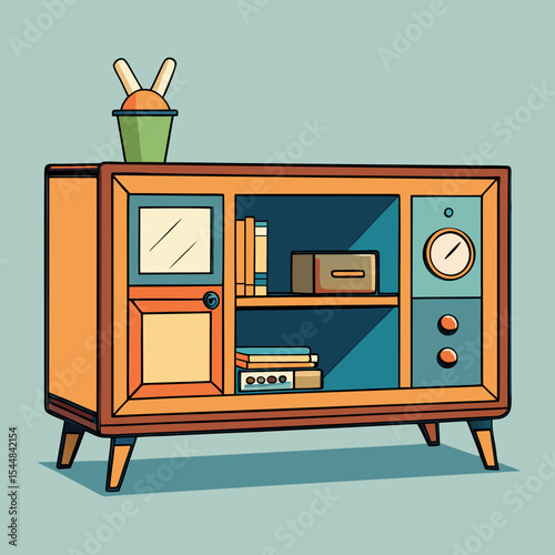 retro tv set