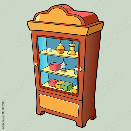 wardrobe with shelves