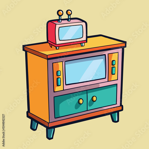 old tv set