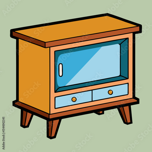 retro tv set