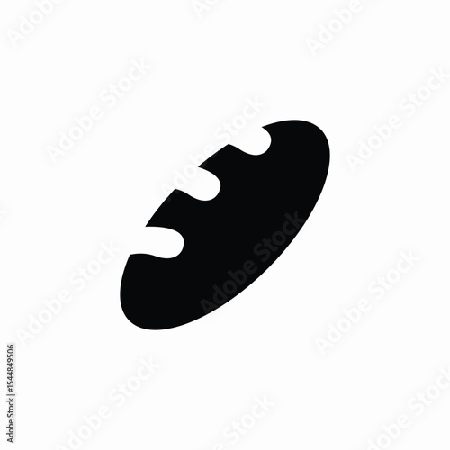 bun bread icon sign vector