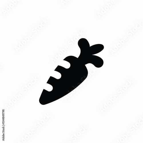 carrot vegetable icon sign vector