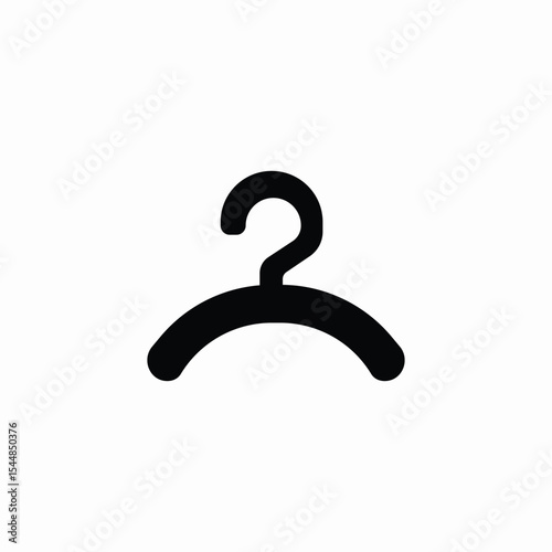 clothe hanger icon sign vector