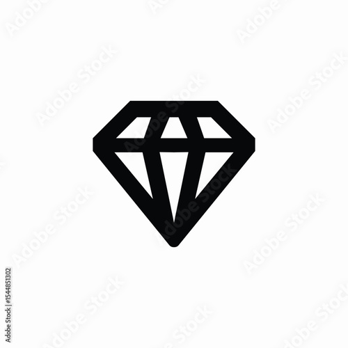 diamond quality icon sign vector
