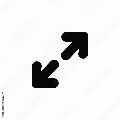 full screen extend icon sign vector