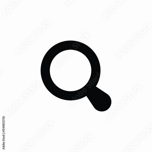 magnifier search icon sign vector