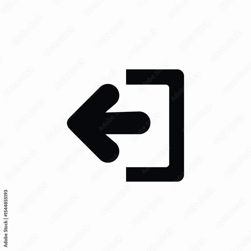 platform exit icon sign vector platform exit icon sign vector